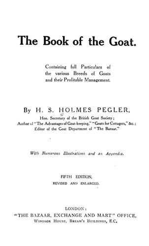 The book of the goat