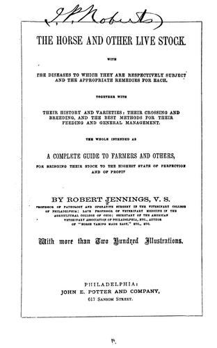 The horse and other live stock