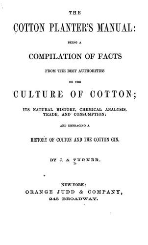 The cotton planter's manual