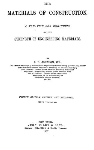 The materials of construction