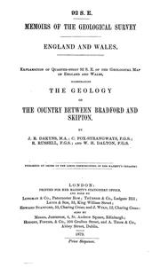 Explanation of quarter-sheet 92 S. E. of the Geological map of England and Wales, illustrating the geology of the country between Bradford and Skipton