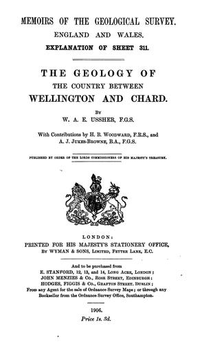 The geology of the country between Wellington and Chard