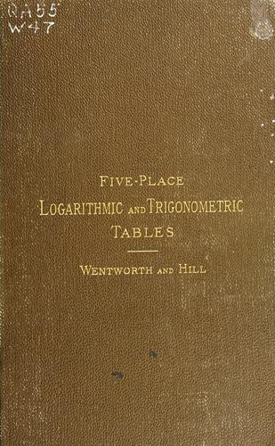 Five-place logarithmic and trigonometric tables