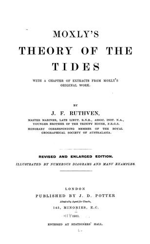 Moxly's theory of the tides