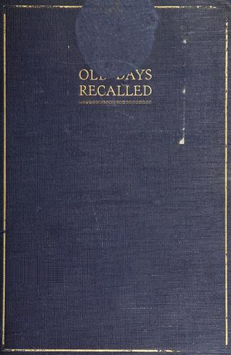 Old days recalled