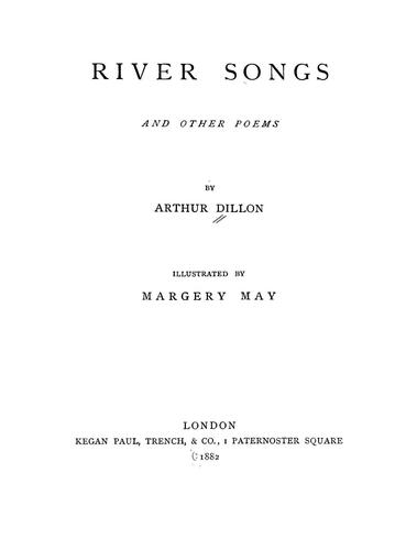 River songs, and other poems