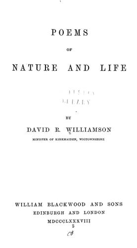 Poems of nature and life