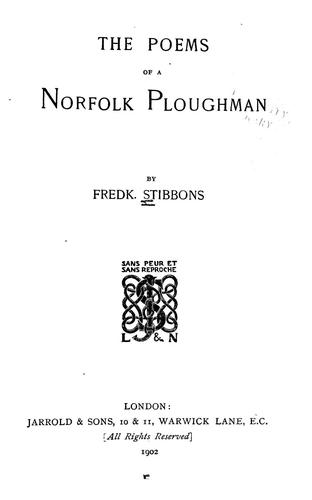 The poems of a Norfolk ploughman