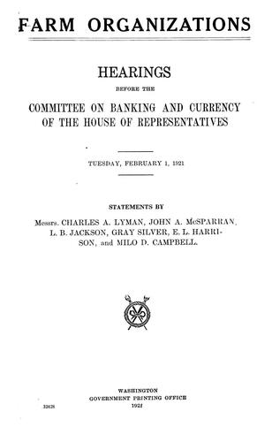 Farm organizations