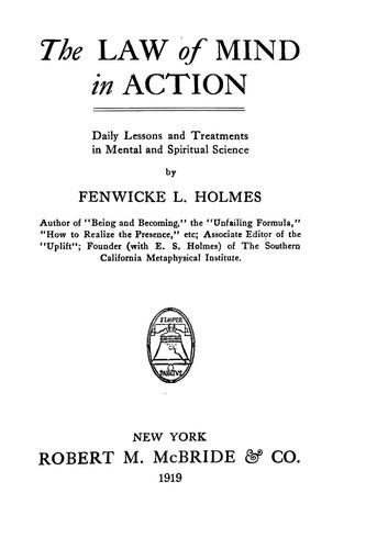 The law of mind in action