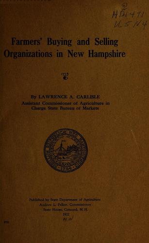 Farmers' buying and selling organizations in New Hampshire