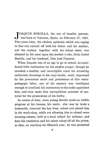 Catalogue of paintings by Joaquín Sorolla y Bastida