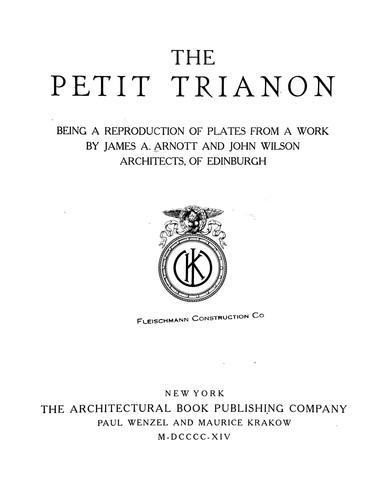 The Petit Trianon