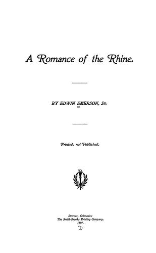 A romance of the Rhine