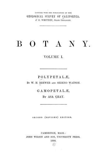 Botany ...