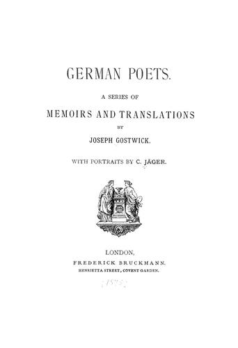 German poets