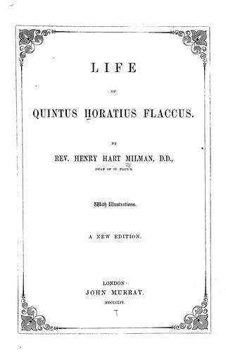 Life of Quintus Horatius Flaccus