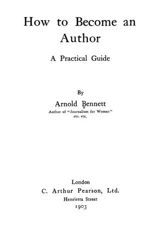 How to become an author