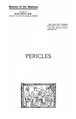 Pericles and the golden age of Athens