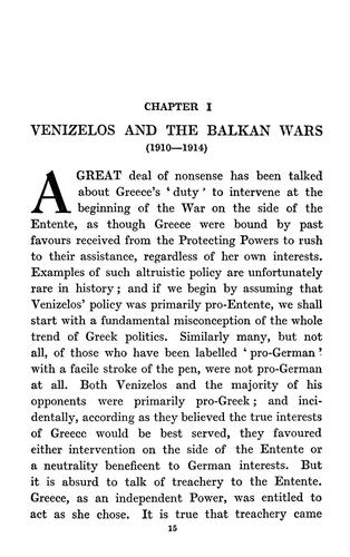The victory of Venizelos