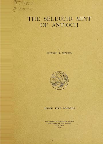 The Seleucid mint of Antioch