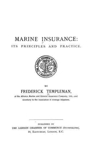 Marine insurance