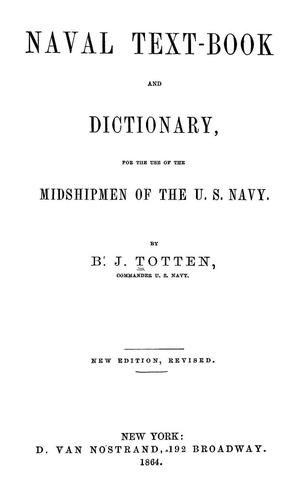 Naval text-book, and dictionary