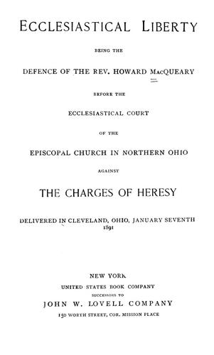 Ecclesiastical liberty