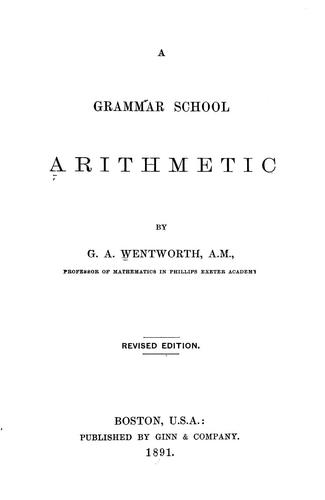 A grammar school arithmetic