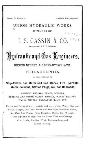 Union Hydraulic Works, established 1837