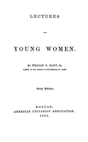 Lectures to young women