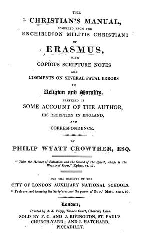 The Christian's manual
