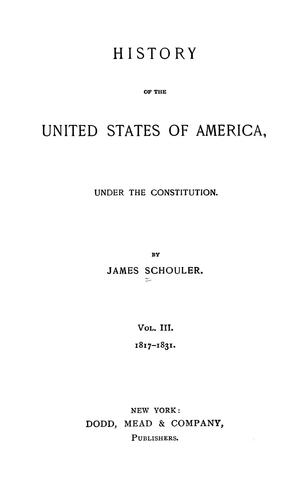 History of the United States of America under the Constitution