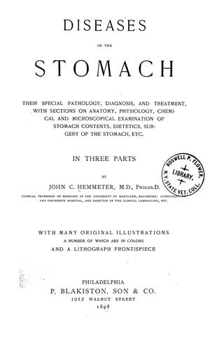 Diseases of the stomach