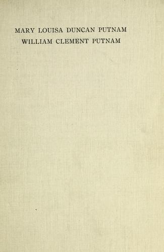 Mary Louisa Duncan Putnam