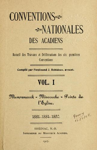 Conventions nationales des Acadiens