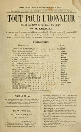 Tout pour l'honneur