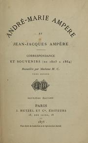 Correspondance et souvenirs (de 1805 a 1864)