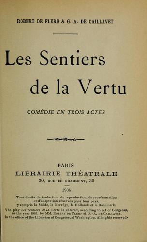 Les sentiers de la vertu