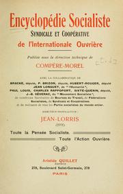 Encyclopédie socialiste, syndicale et coopérative de l'Internationale ouvrière