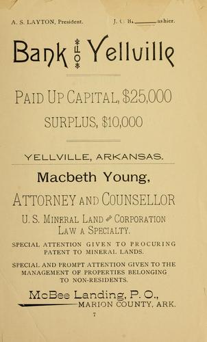 Natural resources of Boone and Marion counties, Arkansas ...
