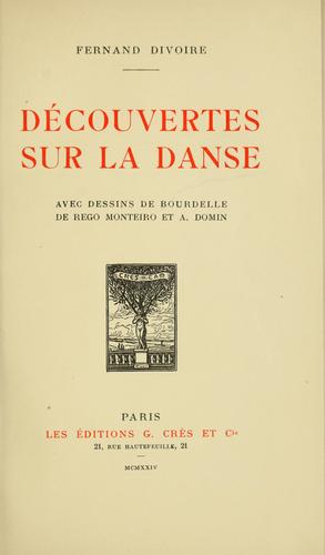 Découvertes sur la danse