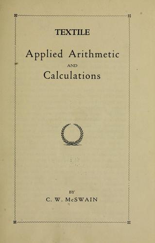 Textile applied arithmetic and calculations