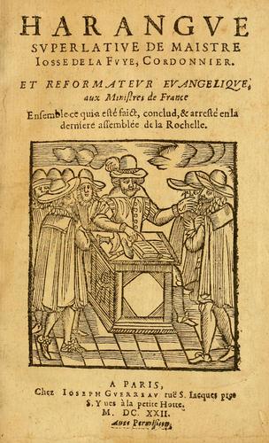Harangve svperlative de Maistre Guillaume de la Fuye, Cordonnierm