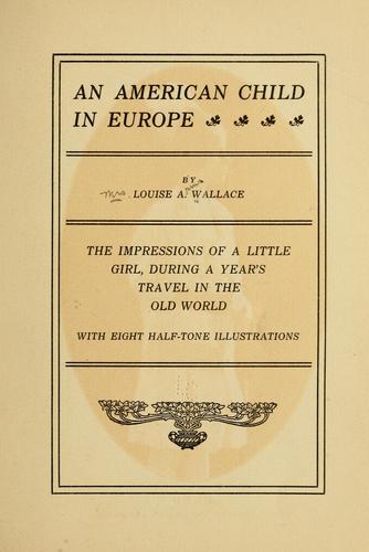 An American child in Europe