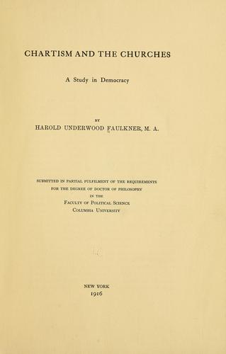 Chartism and the churches