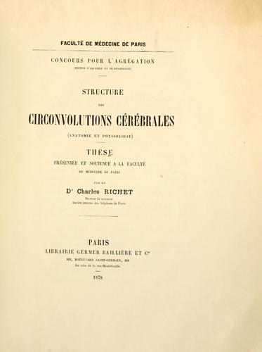 Structure des circonvolutions cérébrales