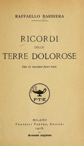 Ricordi delle terre dolorose