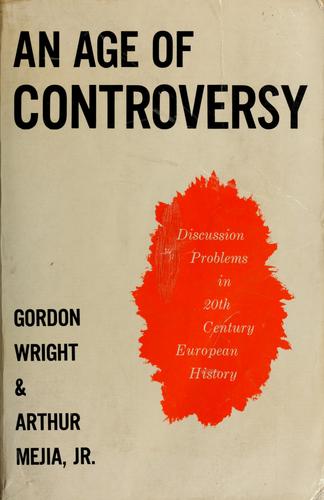 An age of controversy: discussion problems in twentieth century European history