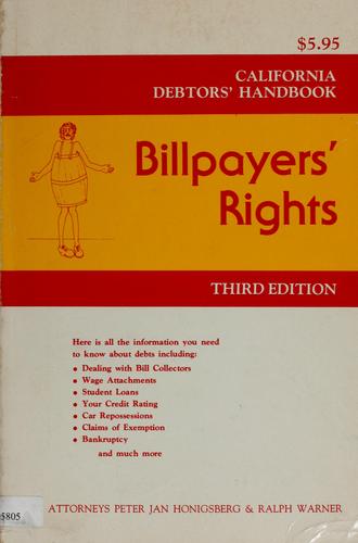 California debtors' handbook